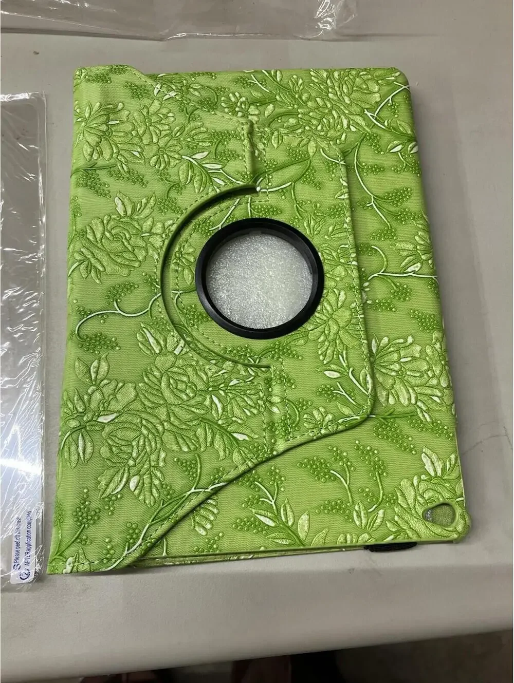 NEW Zeox iPad Air 2 Case, In Green 360 Degree Swivel W/Protective Screen